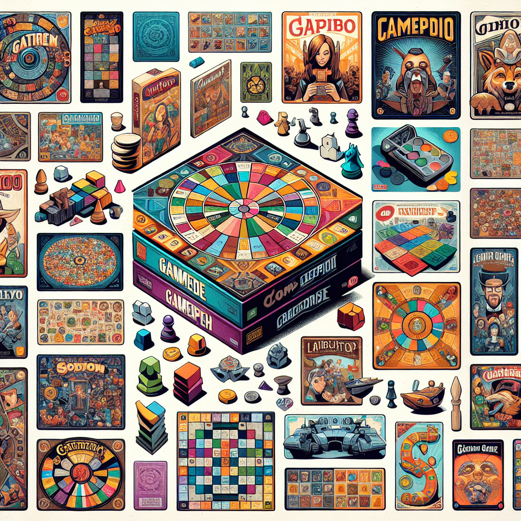 Top Rated Board Games of 2022 Collage