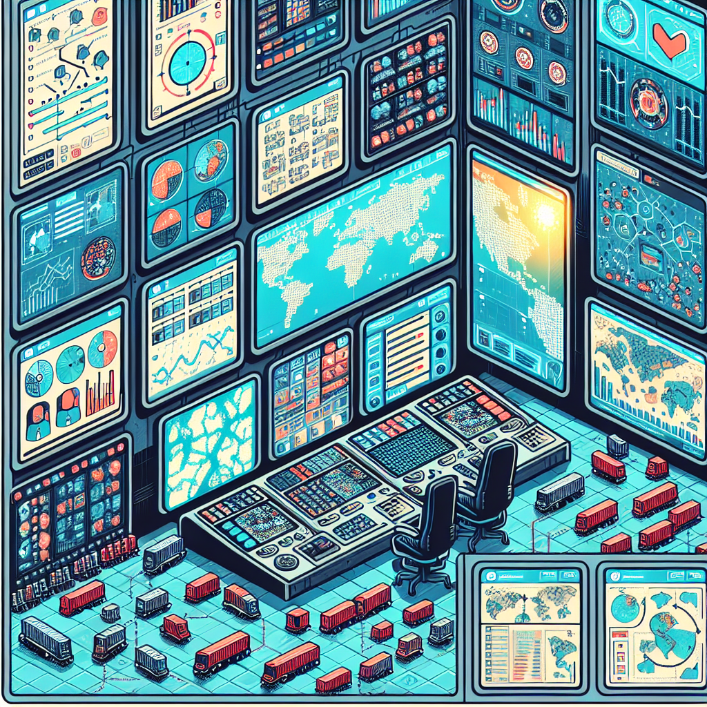 Advanced supply chain management control room